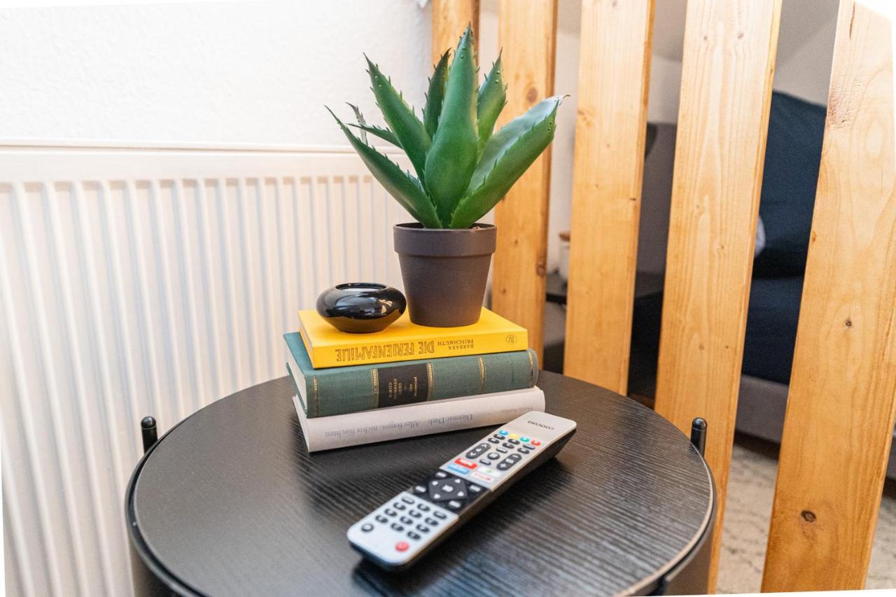Vollausgtesttattes Modernes Studio,Nahe Btu,Netflix,Kostenloser Tiefgaragenstellplatz Cottbus Luaran gambar